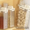 Cereal Containers Storage, 5.5Lbs Rice Container, BPA Free Plastic Storage