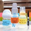 Baby Bottle Labels for Daycare, 6 Pcs (Pink)