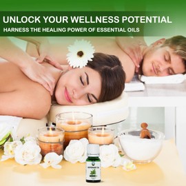 NPOW Peppermint Essential Oil - Peppermint Hair Oil for Hair Growth, Peppermint Oil for Hair, Natural Peppermint Premium Oil, 100% Peppermint Oil Face, Peppermint Hair Oil, Peppermint Oil 30ml