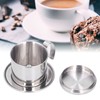 Vietnamese Coffee Filter, Stainless Steel Pour Over Coffee Dripper Cup
