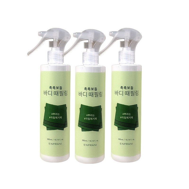 Enprani Moist & Soft Body Exfoliating 300ml 3 Packs/Exfoliating /