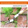 SHANFEEK Weed Puller With V-Shape Fork Gardening Hand Tool 12-Inch