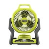 RYOBI ONE+ 18V Cordless Hybrid WHISPER SERIES 7-1/2 in. Fan