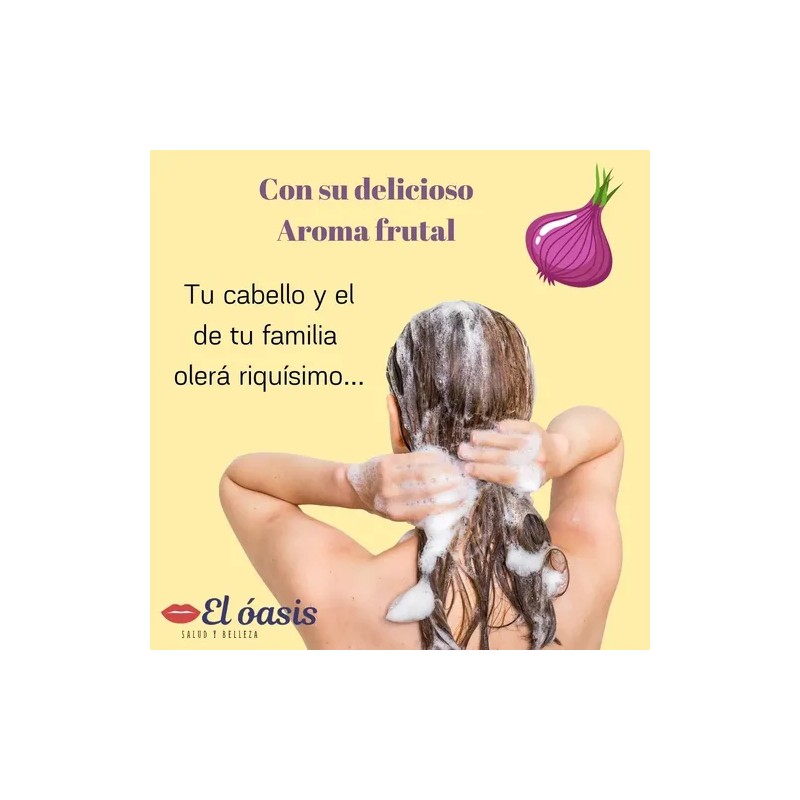 Shampoo de Cebolla Anticaída 2 Pack Onion Anti-Hair Loss Shampoo,