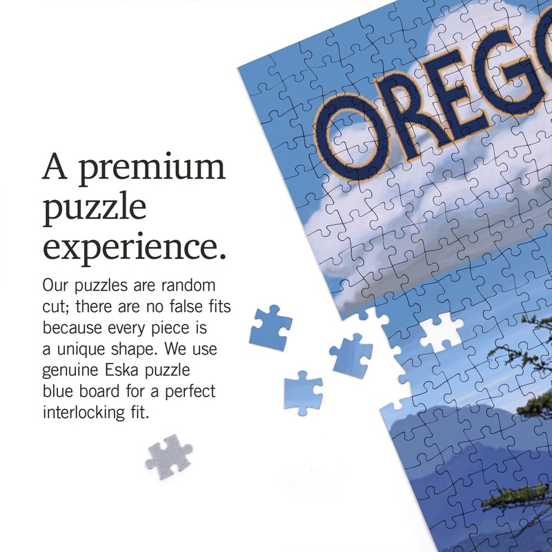 Lantern Press 1000 Piece Jigsaw Puzzle, Oregon Coast, Haystack Rock