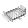 Stainless steel kitchenware storage rack - large capacity kitchen countertop