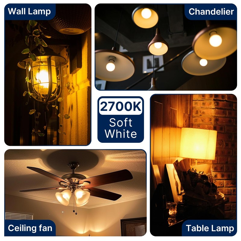 FLSNT 100W Equivalent A19 LED Light Bulbs, Efficient 14W, 1500Lumens,