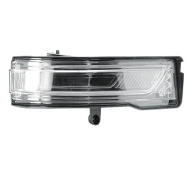 Replacement Passenger Right Side Door Mirror Turn Signal Light Lamp Black Housing Indicator for RAM 1500 from 2019 to 2024