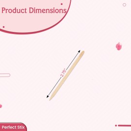 2.75" Wooden Cuticle Sticks/Natural Wood/Pedicure/Manicure Cleaning and Nail Care- Package of 200ct