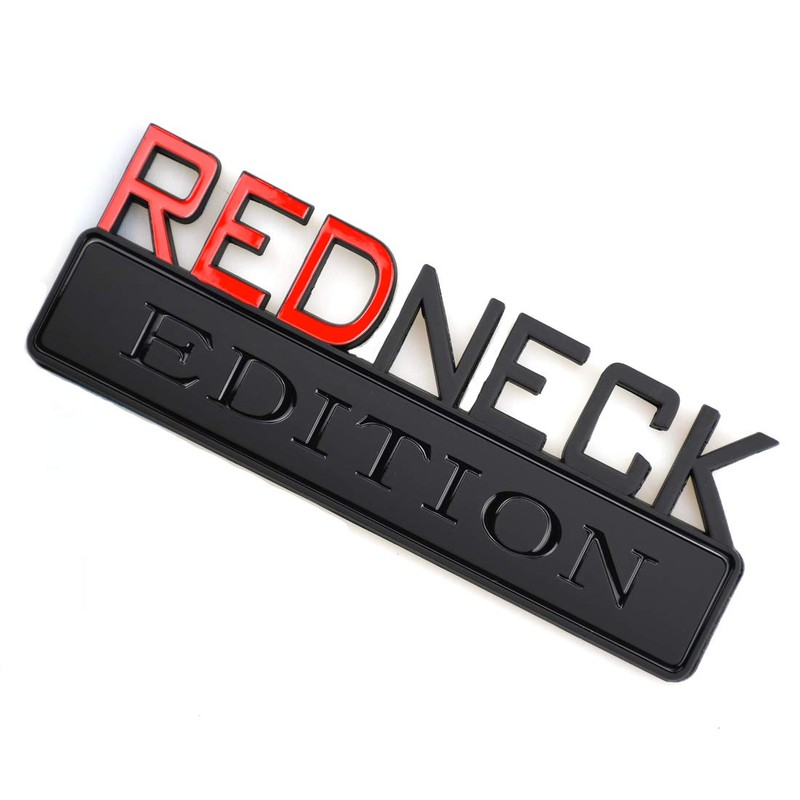7 Inch Length Redneck Edition Car Emblem Badge 3D Replacement