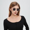 WDZAYXC Small Square Sunglasses for Men and Women, Classic Rectangular