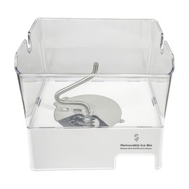 WPW10347093 Refrigerator Ice Bucket Compatible with Maytag KitchenAid Whirlpool Ice Bin Replace W10347093, AP6020018, 2311097, AH11753329, EA11753329, PS11753329, EAP11753329 Ice Maker