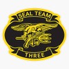 HOF Trading Seal Team 3 Vinyl Sticker Waterproof Decal Laptop