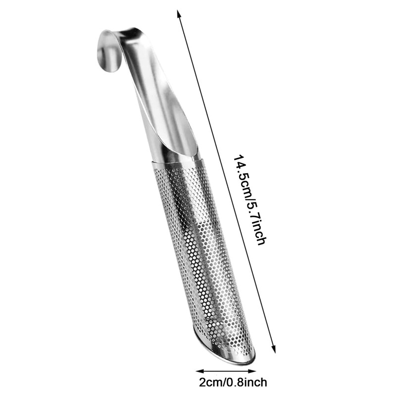 Set of 2 Stainless Steel Tea Strainers, Fine Mesh Tea