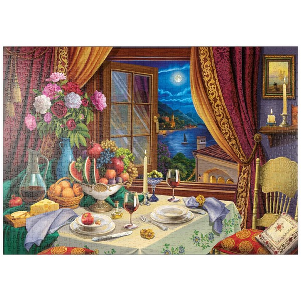 MyPuzzle Gourmet Evening by the Lake - Premium 1000 Piece