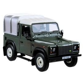 Britains 1:32 Green Land Rover Defender 90 With Canopy, Farm Set Toys Compatible With 1:32 Scale Farm Animals, Suitable Collectors & Children 3 Years +