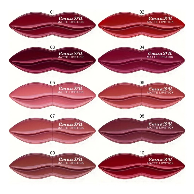 Cmaadu 1 Ud Labial Mate Duradero Y Fácil De Aplicar