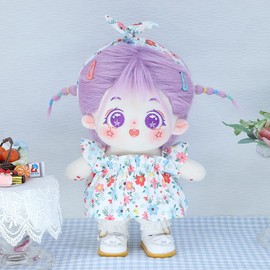 KINGOU Baby Doll Clothes 8 Inch Soft Baby Girl Doll with Clothes and Accessories Set