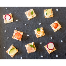 Almond Flour Crackers by Real Phat Foods - Low Carb, Gluten-Free Keto Crackers - Pack of 3 (Pepper)