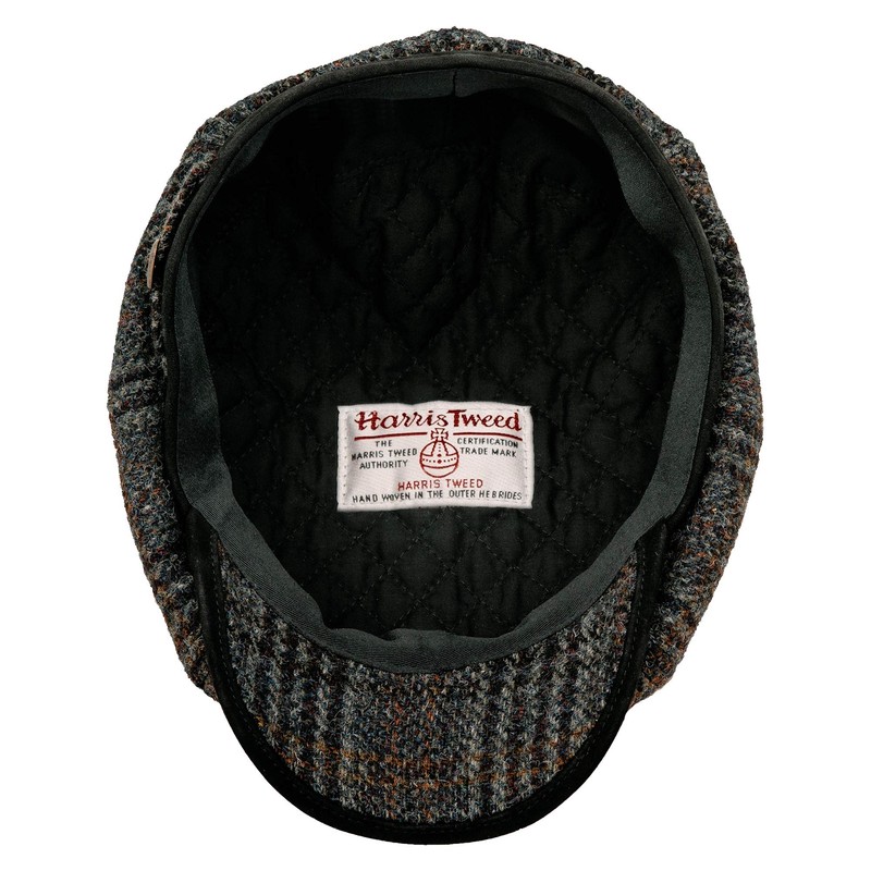 Sterkowski Harris Tweed 8 Panel Gatsby Classic Flat Cap UK