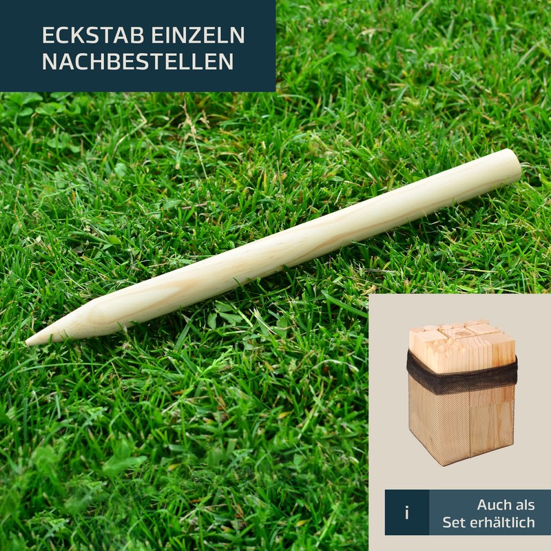 Corner Rod for [Original] Swedish Chess Made of Wood, Replacement