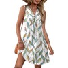XIEERDUO Casual Dresses for Women Henley Sundresses Vacation Outfit Summer