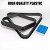 MoyanSuper Plastic Pool Ball Rack Billiard Ball Triangle Rack, Pool
