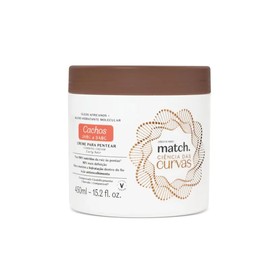 OBOTICARIO MATCH CREME PARA PENTEAR CACHOS CIENCIAS DAS CURVAS CURVAS-CACH CURVAS CURVAS-CACH CURVAS, Curly Hair Cream, 15.3 fl oz (450 ml)