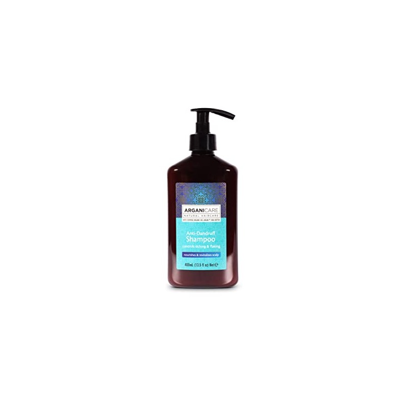 Arganicare Anti-Dandruff Shampoo with Certified Argan Oil and Shea Butter