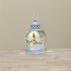 Gerson Lighted Spinning Water Globe Lantern, 11.5" H, Nautical Scene,