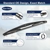 X AUTOHAUX Rear Windshield Wiper Blade Arm Set for Honda