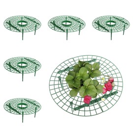 5 Pack Strawberry Supports, Strawberry Holder Cradles for Garden, Fruit Plant Cage Plastic Tray Keep Strawberries Off Rot and Dirt