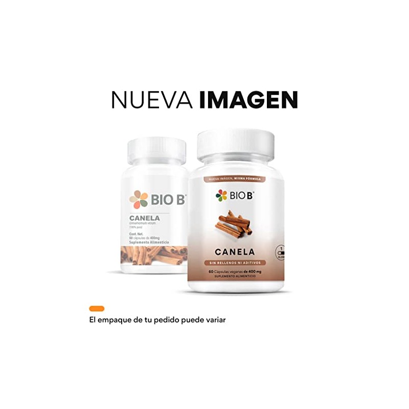 BIO B | Canela 60 cápsulas veganas