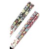 73 Couples Chopsticks, Flower Makeup, Black, Red, Dishwasher Safe, Design
