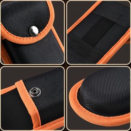 JANKOW Smart Belt Pouch Set-Slot, Tool Storage Bag, Portable Waist Bag Storage Bags, Multi Tool Case for Small Portable Tools (Black)