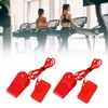 2PCS Treadmill Safety Switch Rectangular Insert ABS and Brass Treadmill