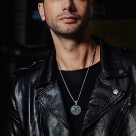 St Christopher Necklace for Men Women 925 Sterling Silver Saint Christophers Medal Pendant Necklace Protection Christian Necklace Religious Jewellery Gifts for Boyfriend Husband