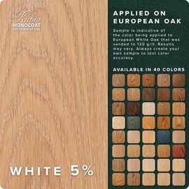 Rubio Monocoat Wood Stain & Finish 65 ft² - Affogato | Oil Plus 2C | Quick-Dry, Eco-Friendly Linseed Wood Oil for Indoor Use, Includes Accelerator (Part B) | Protector | 130 ml