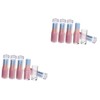 Outanaya 2sets Plastic Material Lip Peel Off DIY Lipstick Tubes