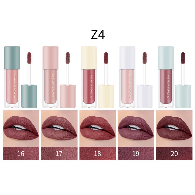 Matte Lip Gloss Long Lasting Waterproof Fashion Smooth Liquid Lipstick