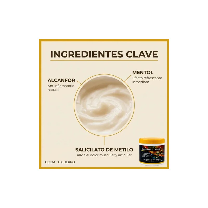 Bálsamo Escorpión Pomada Muscular 250g 3 Pack + Regalo