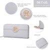 Miss Lulu Women's Classic Wallet with Long Zip Slot for
