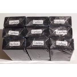 Kit 10 Jabones Artesanales 100 G Carbón Activado Con