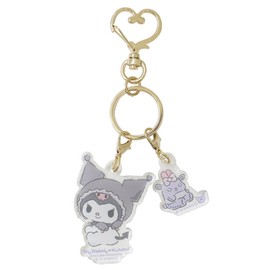 My Melody Kuromi 50th & 20th Anniversaries Chromi Double Row Acrylic Key Chain