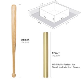 RUSPEPA Gold Matte Wrapping Paper - Solid Color Pearly - luster Paper Perfect for Wedding, Birthday, Valentine's Day, Christmas, Baby Shower, DIY Bouquet -17 Inches X 32.8 Feet