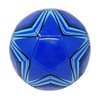 Soccer Ball for Training or Match Colour Blue with Star