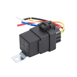 CGEAMDY Relay Set with Fuse, 12 V 40 A Car Opener Closer Car, 5-Pin SPDT Switch Relay for the Automotive Sector with Wiring Harness Set