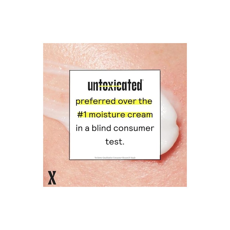 Untoxicated Moisture Boost Hydrating Cream for Sensitive Skin with Ceramides