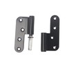 6-Pack Black Heavy Duty Lift Off Hinge, 4" X 3.5