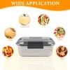 Yomjarl Cheese Container for Refrigerator,Cheese Stainless Steel Container with Lids,Deli